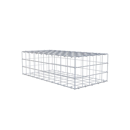 Gabione 100 cm x 30 cm x 50 cm (L x H x T), Maschenweite 10 cm x 10 cm, C-Ring