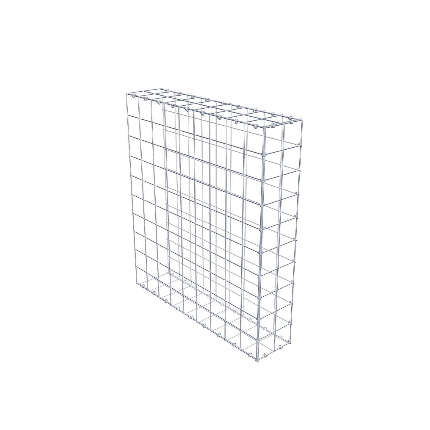 Fourche rapportée type 2 100 cm x 90 cm x 20 cm (L x H x P), mailles 10 cm x 10 cm, anneau en C