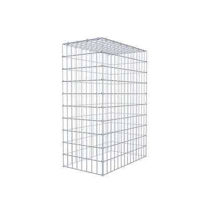 Gabbione aggiuntivo di tipo 3 100 cm x 70 cm x 40 cm (L x H x P), maglia 5 cm x 10 cm, anello a C