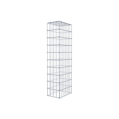 Anbaugabione Typ 3 100 cm x 30 cm x 20 cm (L x H x T), Maschenweite 5 cm x 10 cm, C-Ring