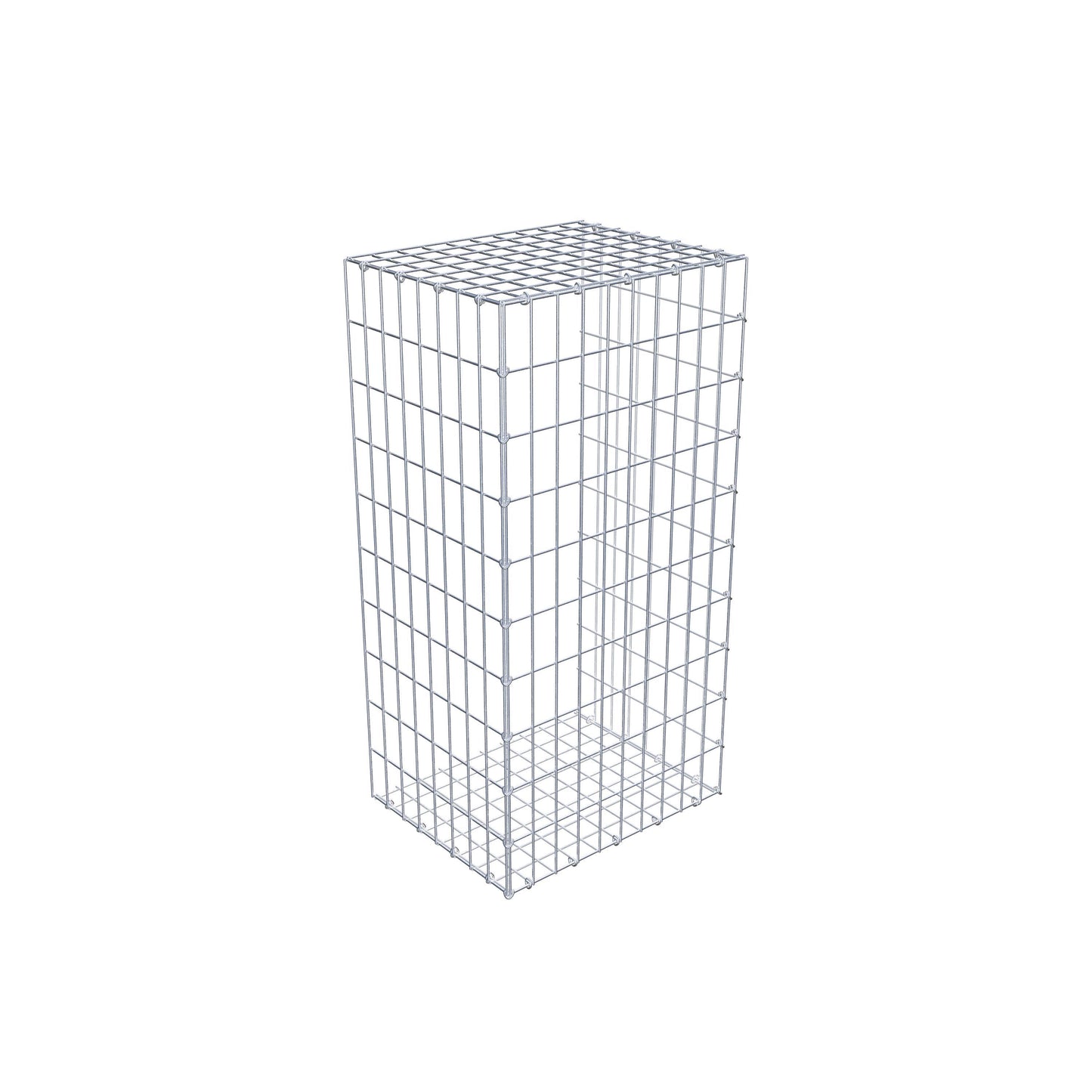 Anbaugabione Typ 2 100 cm x 40 cm x 50 cm, Maschenweite 5 cm x 10 cm, C-Ring