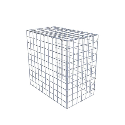 Anbaugabione Typ 4 50 cm x 50 cm x 30 cm (L x H x T), Maschenweite 5 cm x 5 cm, C-Ring