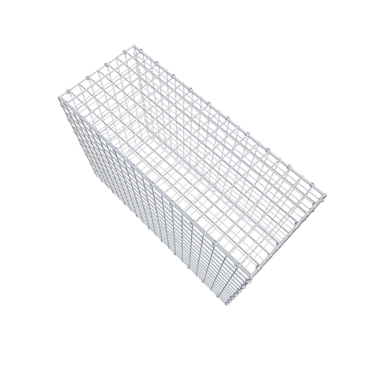 Gabion 100 cm x 70 cm x 40 cm (L x H x D), mesh size 5 x 5 cm, spiral ring