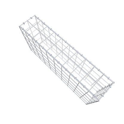 Anbaugabione Typ 3 100 cm x 50 cm x 20 cm (L x H x T), Maschenweite 10 cm x 10 cm, C-Ring