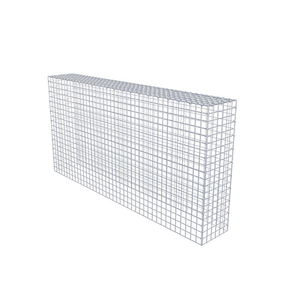 Monteret gabion type 3 200 cm x 100 cm x 30 cm (L x H x D), maskestørrelse 5 cm x 5 cm, C-ring