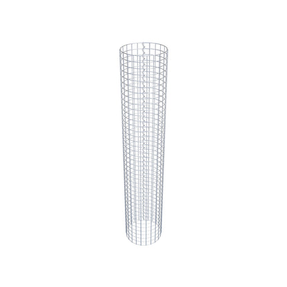 Columna de gaviones redonda 37 cm de diámetro, 200 cm de altura, malla 5 cm x 5 cm