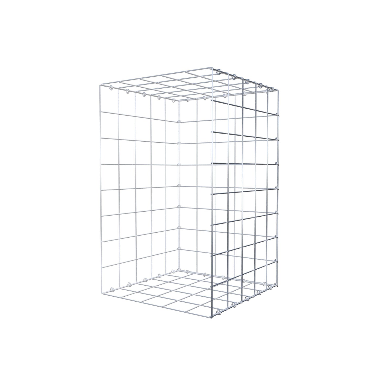 Pila adicional tipo 2 80 cm x 50 cm x 50 cm (L x A x P), malla 10 cm x 10 cm, anillo en C