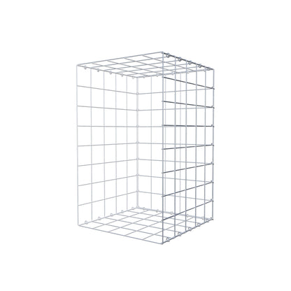 Pila adicional tipo 2 80 cm x 50 cm x 50 cm (L x A x P), malla 10 cm x 10 cm, anillo en C