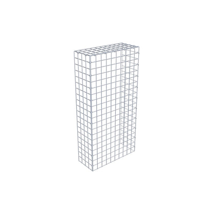 Gabbione aggiuntivo di tipo 4 100 cm x 20 cm x 50 cm (L x A x P), maglia 5 cm x 5 cm, anello a C