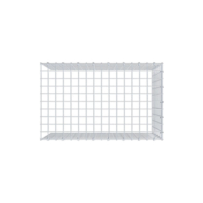 Monteret gabion type 4 80 cm x 50 cm x 50 cm (L x H x D), maskestørrelse 5 cm x 5 cm, C-ring