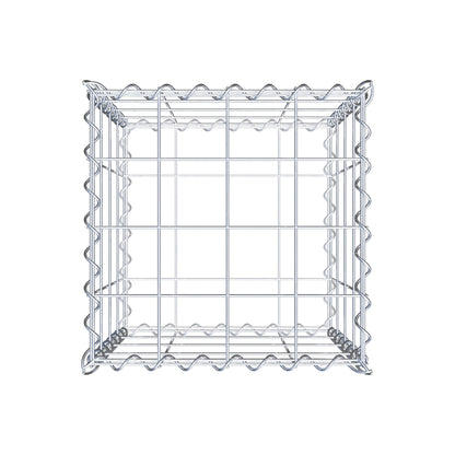 Gabion 40 cm x 40 cm x 40 cm (L x H x D), maskstorlek 10 cm x 10 cm, spiral