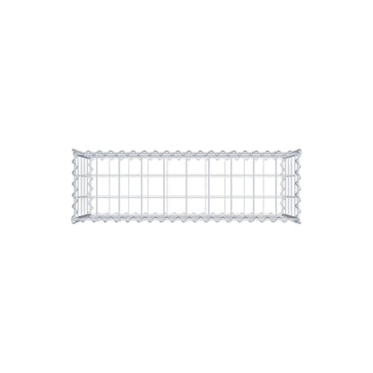 Set van 2 schanskorven 100 cm x 50 cm x 30 cm (L x H x D), maaswijdte 10 x 10 cm, spiraalvormig