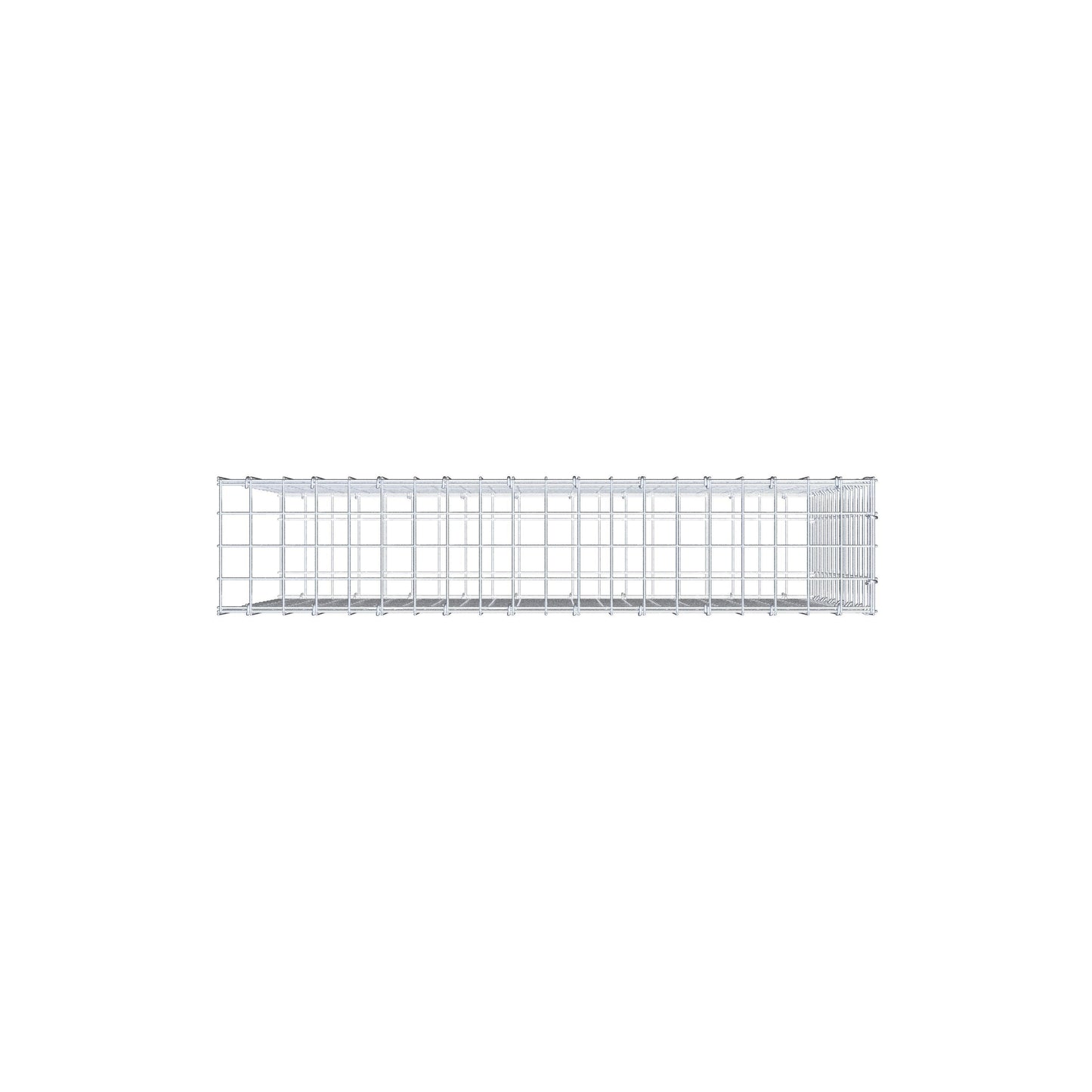 Gabbione aggiuntivo di tipo 2 100 cm x 70 cm x 20 cm (L x H x P), maglia 5 cm x 5 cm, anello a C