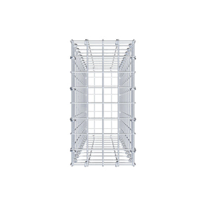 Gabion 100 cm x 20 cm x 40 cm (L x H x D), maskestørrelse 5 cm x 10 cm, C-ring