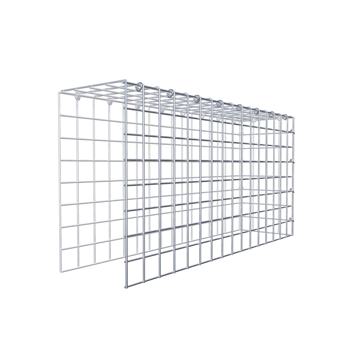 Pila adicional tipo 4 80 cm x 40 cm x 20 cm (L x A x P), malla 5 cm x 5 cm, anillo en C