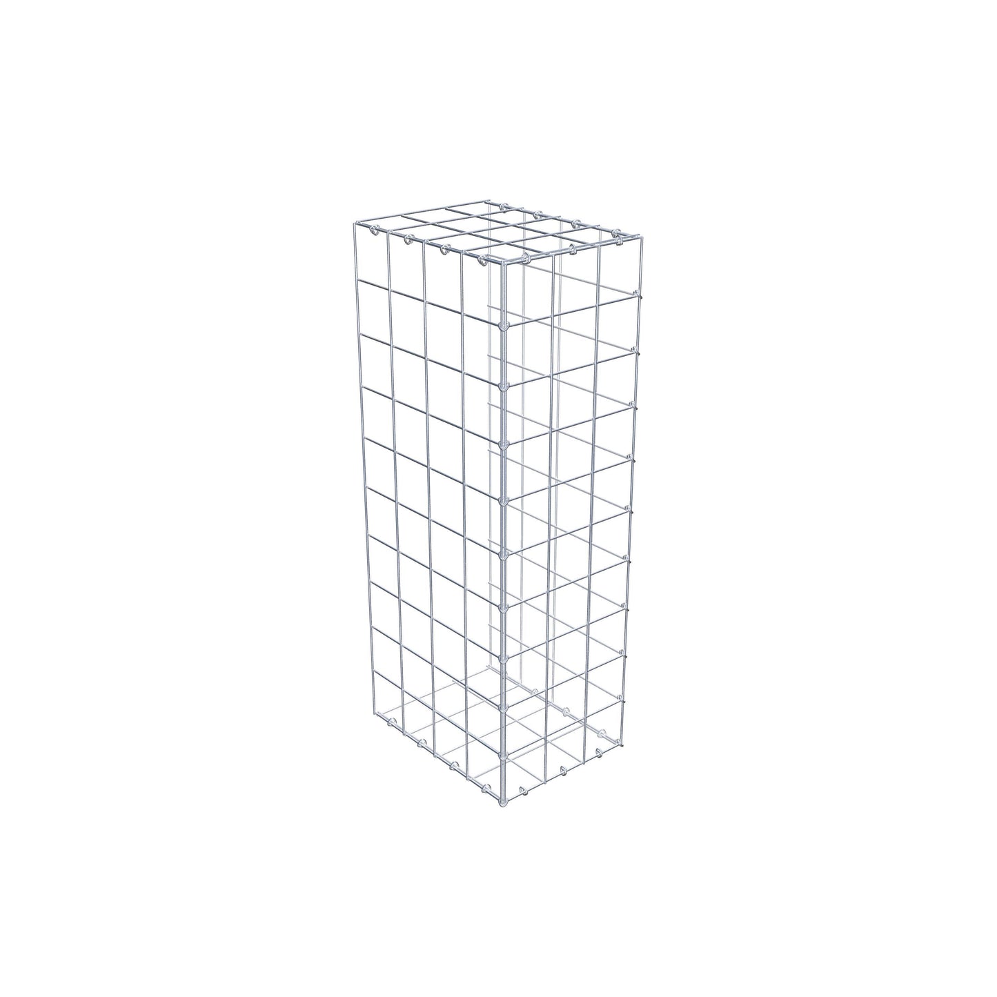 Gabião Tipo 2 100 cm x 40 cm x 30 cm (C x A x P), malhagem 10 cm x 10 cm, anel C
