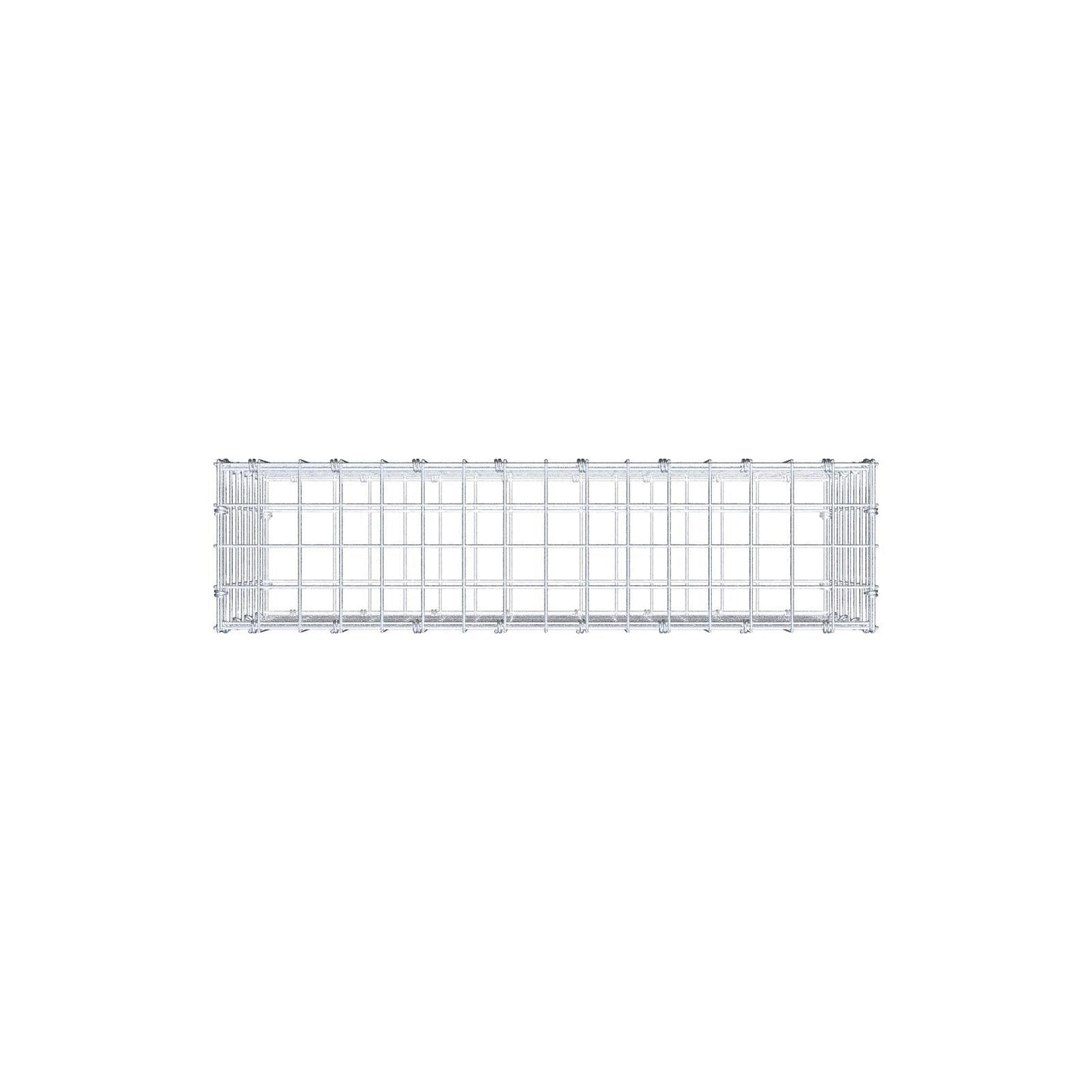 Gabione 80 cm x 40 cm x 20 cm (L x H x T), Maschenweite 5 x 5 cm, Spiralring