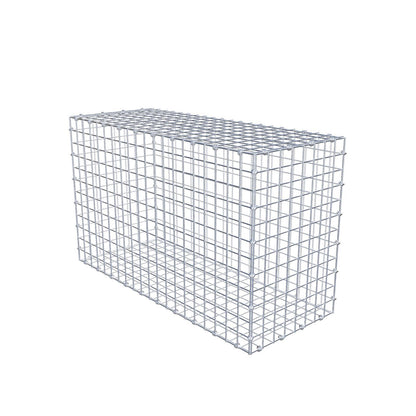 Gabion 100 cm x 60 cm x 40 cm (L x H x D), mesh size 5 x 5 cm, spiral ring