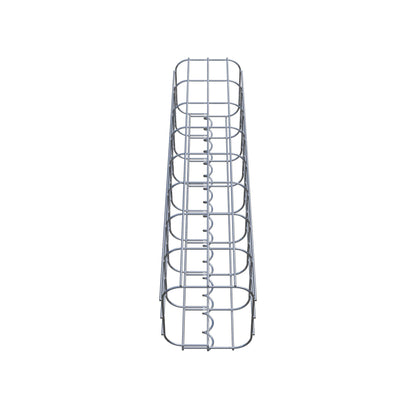 Gabionpelare fyrkant 17 cm x 17 cm, 80 cm hög, MW 5 cm x 10 cm