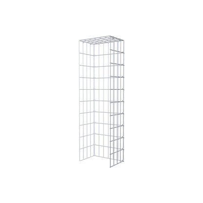 Bevestigbare schanskorf type 4 100 cm x 20 cm x 30 cm (L x H x D), maaswijdte 5 cm x 10 cm, C-ring