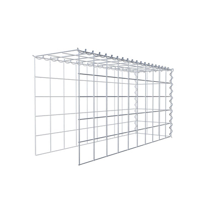 Gabião tipo 4 100 cm x 50 cm x 30 cm (C x A x P), malhagem 10 cm x 10 cm, espiral