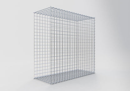 Opvokset gabion type 2 100 cm x 100 cm x 40 cm (L x H x D), maskestørrelse 5 cm x 5 cm, spiral
