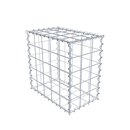 Gabion 50 cm x 50 cm x 30 cm (L x H x P), mailles 10 cm x 10 cm, spirale