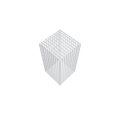 Monteret gabion type 3 100 cm x 50 cm x 50 cm (L x H x D), maskestørrelse 5 cm x 5 cm, C-ring