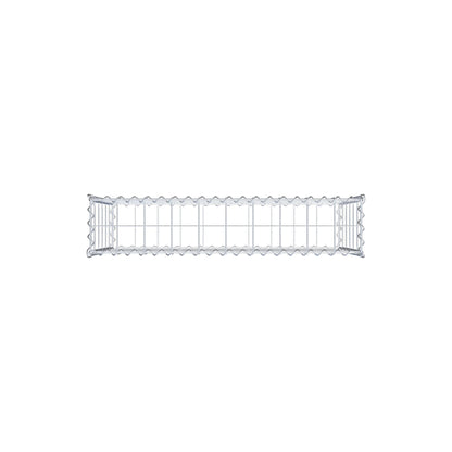 Gabione 100 cm x 60 cm x 20 cm (L x H x T), Maschenweite 10 cm x 10 cm, Spirale