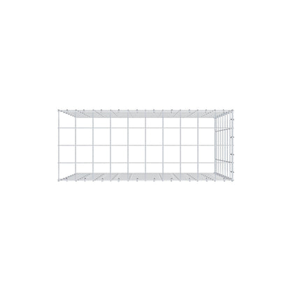 Fourche rapportée type 4 100 cm x 80 cm x 40 cm (L x H x P), mailles 10 cm x 10 cm, anneau C