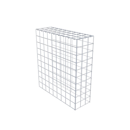 Monteret gabion type 4 100 cm x 90 cm x 30 cm (L x H x D), maskestørrelse 10 cm x 10 cm, C-ring