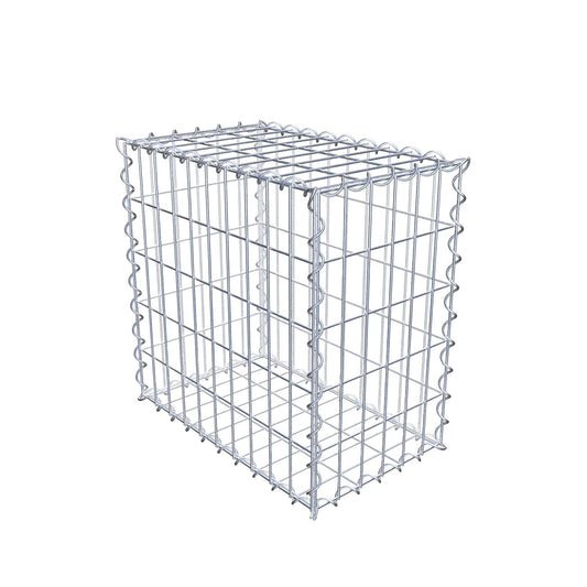 Gabione 50 cm x 50 cm x 30 cm (L x H x T), Maschenweite 5 cm x 10 cm, Spirale