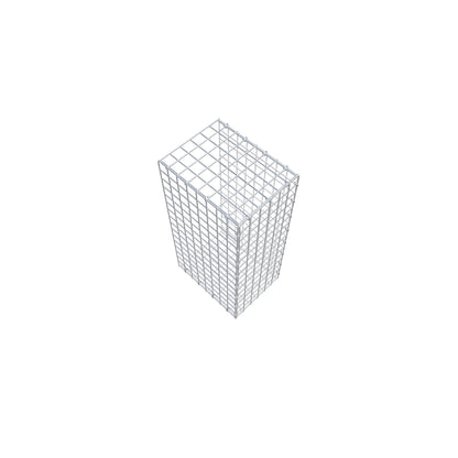 Gabião Tipo 2 80 cm x 40 cm x 30 cm (C x A x P), malhagem 5 cm x 5 cm, anel C