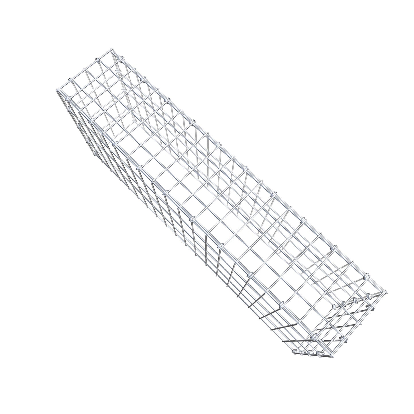 Gabião Tipo 3 100 cm x 40 cm x 20 cm (C x A x P), malhagem 5 cm x 10 cm, anel C