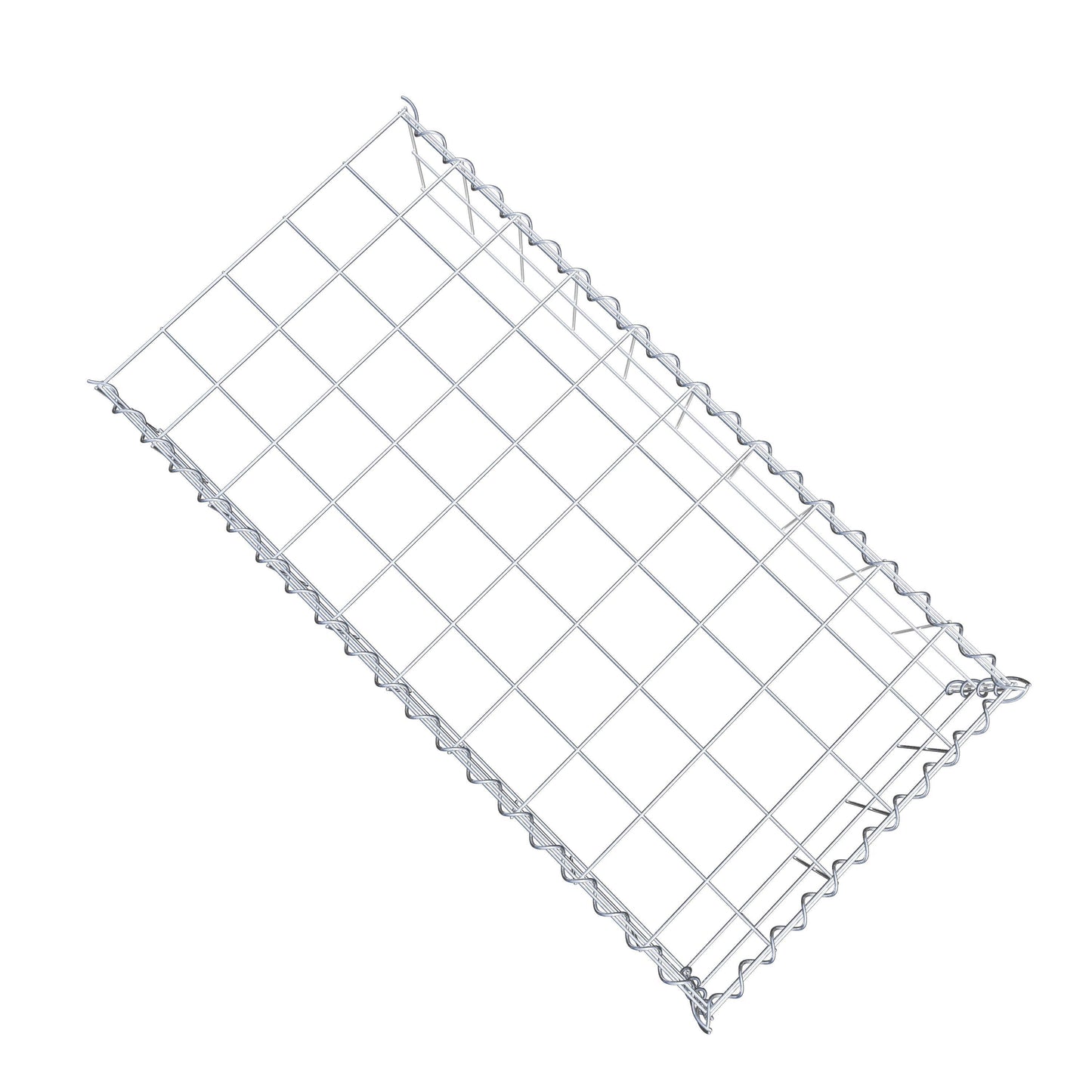 Add-on schanskorf type 4 100 cm x 20 cm x 50 cm (L x H x D), maaswijdte 10 cm x 10 cm, spiraal