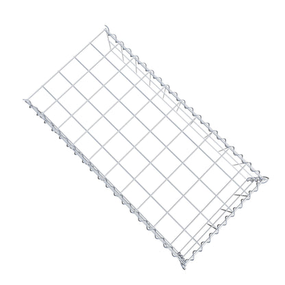 Add-on schanskorf type 4 100 cm x 20 cm x 50 cm (L x H x D), maaswijdte 10 cm x 10 cm, spiraal