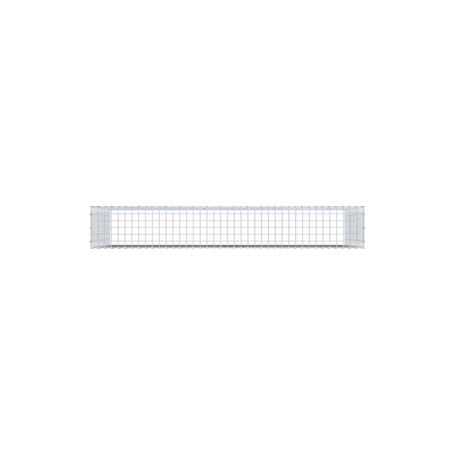 Monteret gabion type 3 200 cm x 100 cm x 30 cm (L x H x D), maskestørrelse 5 cm x 5 cm, C-ring