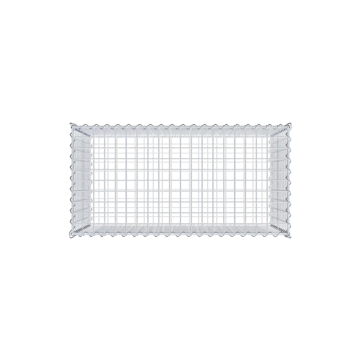 Gabion 100 cm x 60 cm x 50 cm (L x H x P), mailles 5 cm x 5 cm, spirale