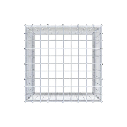 Anbaugabione Typ 3 50 cm x 50 cm x 50 cm (L x H x T), Maschenweite 5 cm x 5 cm, C-Ring