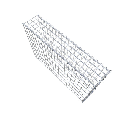 Gavión complementario tipo 4 100 cm x 70 cm x 20 cm (L x A x P), malla 5 cm x 10 cm, espiral
