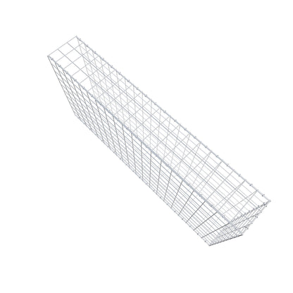 Anbaugabione Typ 2 200 cm x 100 cm x 30 cm (L x H x T), Maschenweite 10 cm x 10 cm, C-Ring