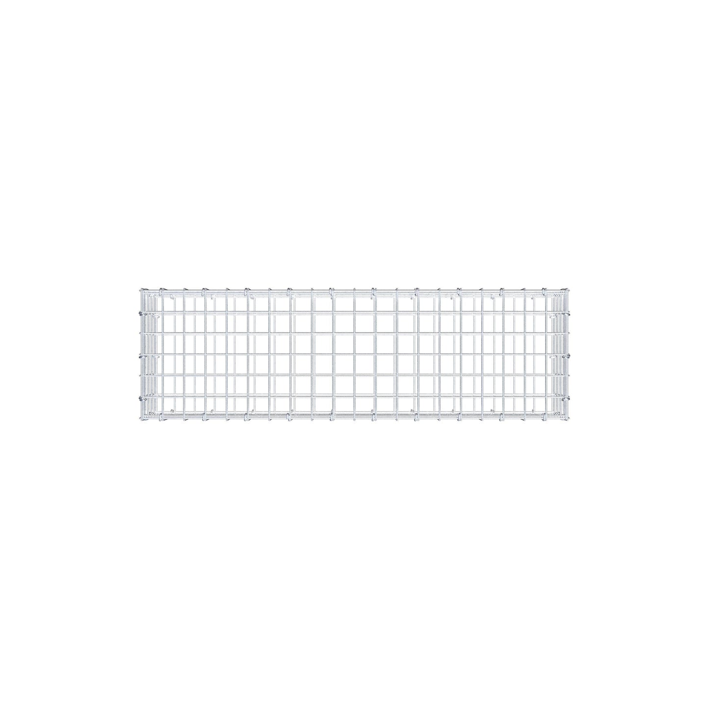 Gabion 100 cm x 20 cm x 30 cm (L x H x D), mesh size 5 cm x 5 cm, C-ring
