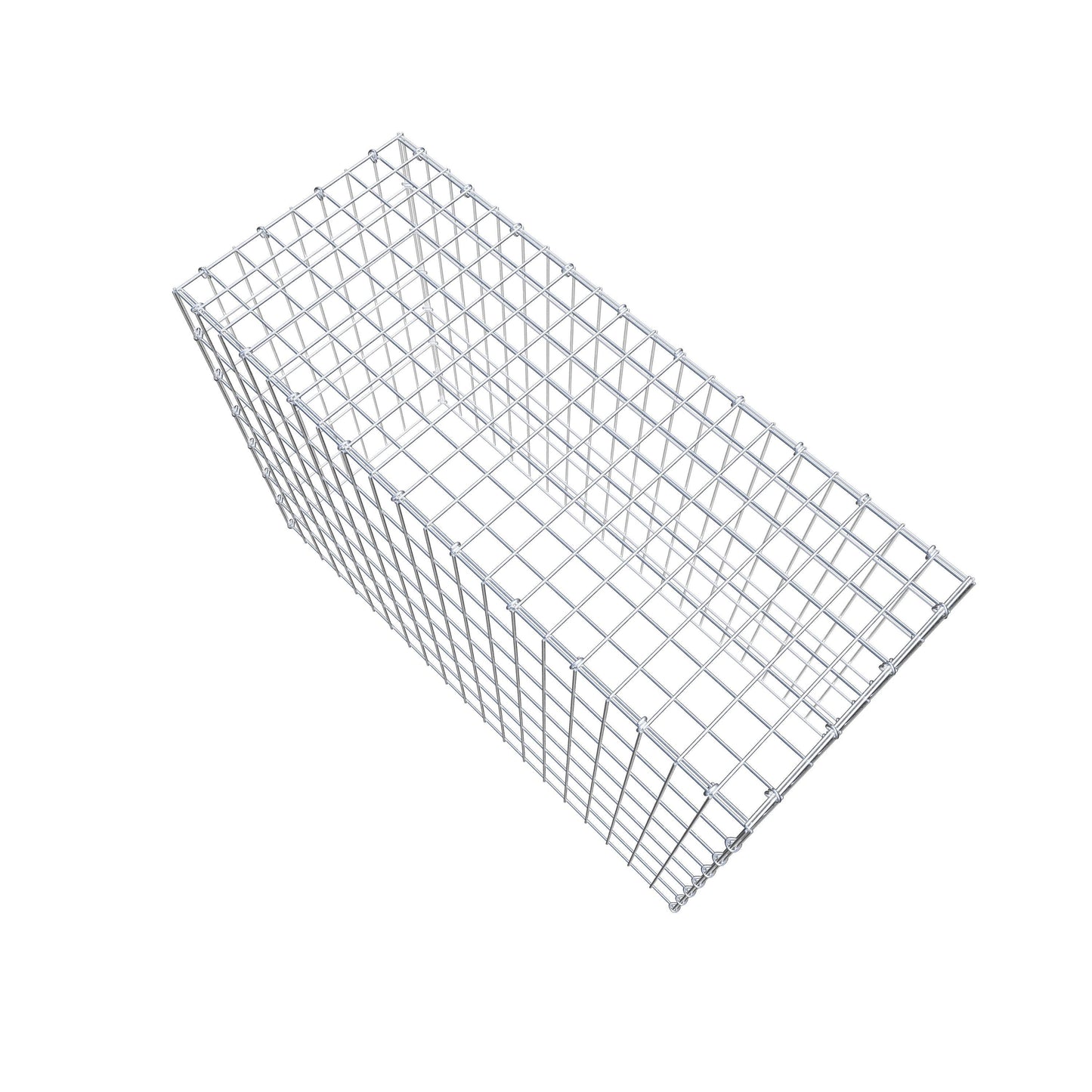 Gabbione aggiuntivo di tipo 3 100 cm x 70 cm x 40 cm (L x H x P), maglia 5 cm x 10 cm, anello a C