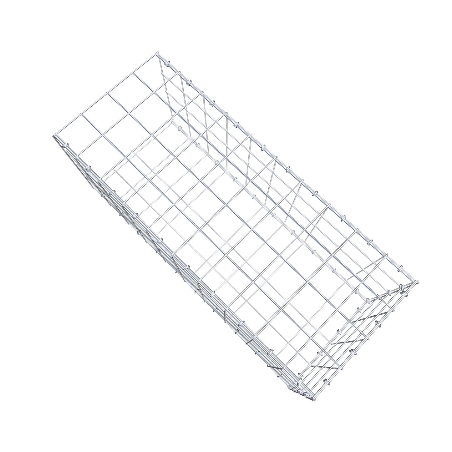 Gabbione aggiuntivo di tipo 2 100 cm x 40 cm x 40 cm (L x H x P), maglia 10 cm x 10 cm, anello a C