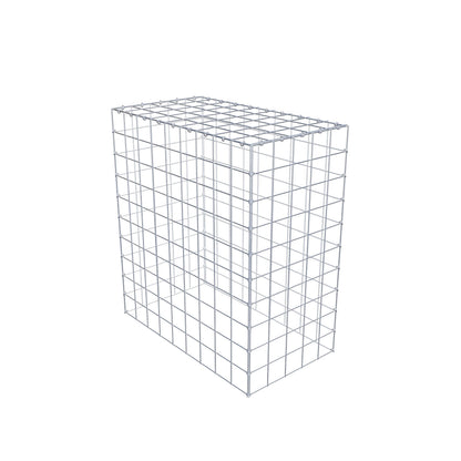 Monteret gabion type 3 100 cm x 90 cm x 50 cm (L x H x D), maskestørrelse 10 cm x 10 cm, C-ring
