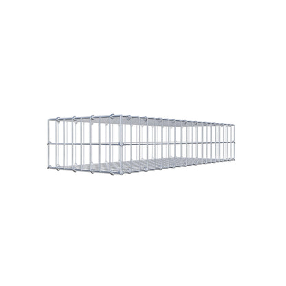 Gabion 100 cm x 20 cm x 40 cm (L x H x D), maskestørrelse 5 cm x 10 cm, C-ring