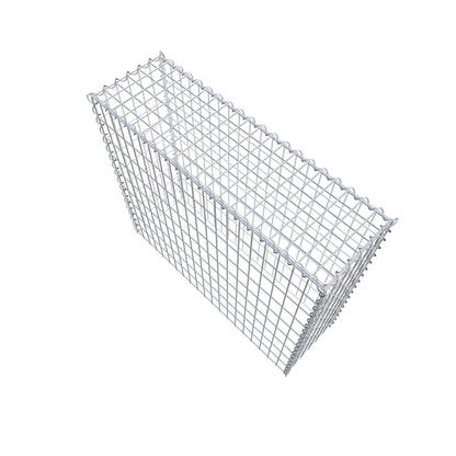 Gavión cultivado tipo 3 100 cm x 90 cm x 30 cm (largo x alto x profundidad), tamaño de malla 5 cm x 10 cm, espiral