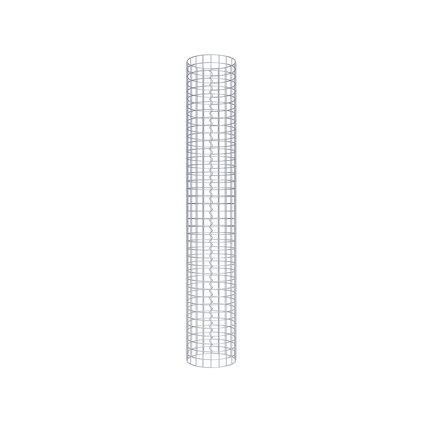 Gabionensäule rund 32 cm Durchmesser, 200 cm Höhe, Maschenweite 5 cm x 5 cm