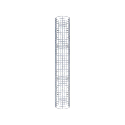 Gabionensäule rund 32 cm Durchmesser, 200 cm Höhe, Maschenweite 5 cm x 5 cm