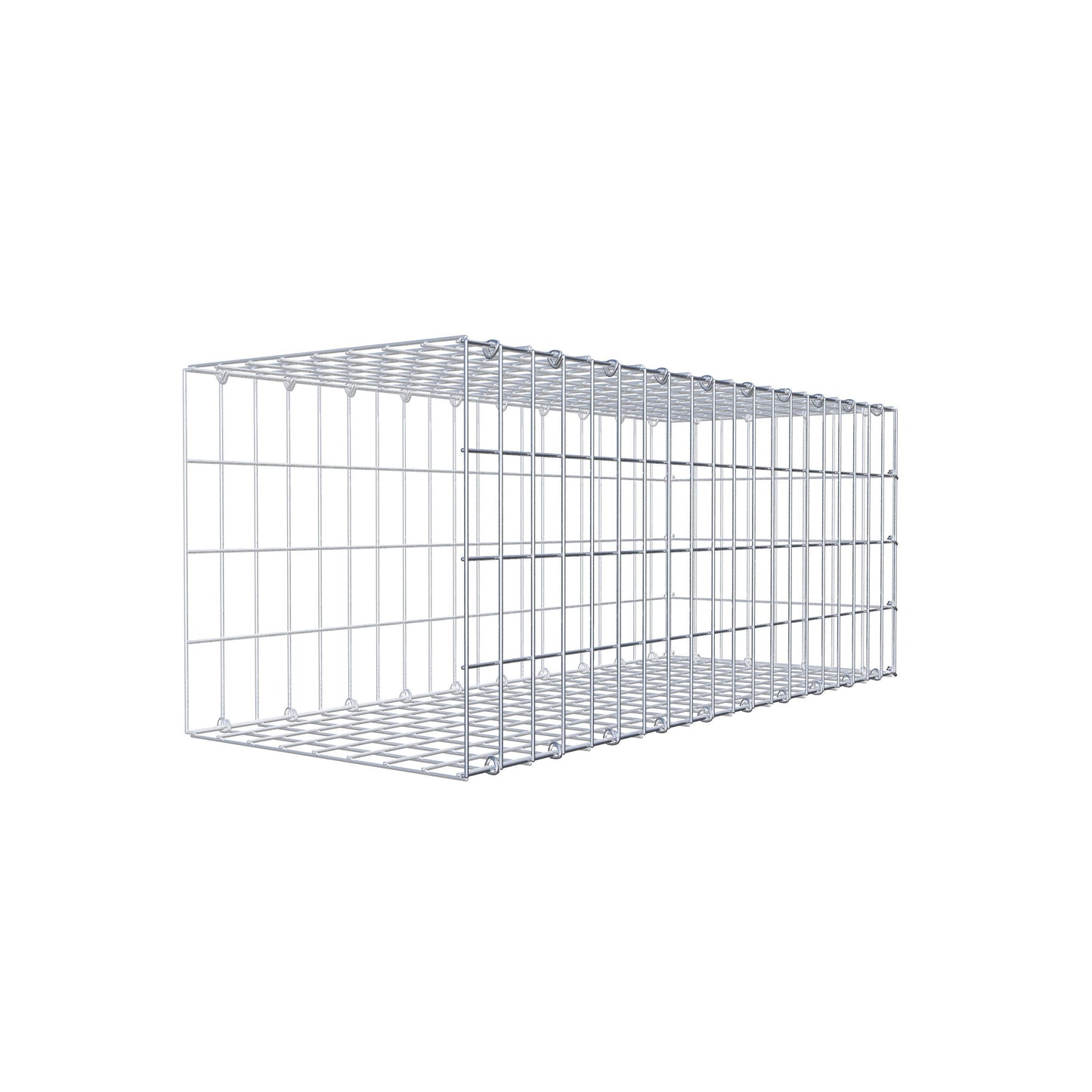 Fourche rapportée type 2 100 cm x 40 cm x 40 cm, mailles 5 cm x 10 cm, anneau en C